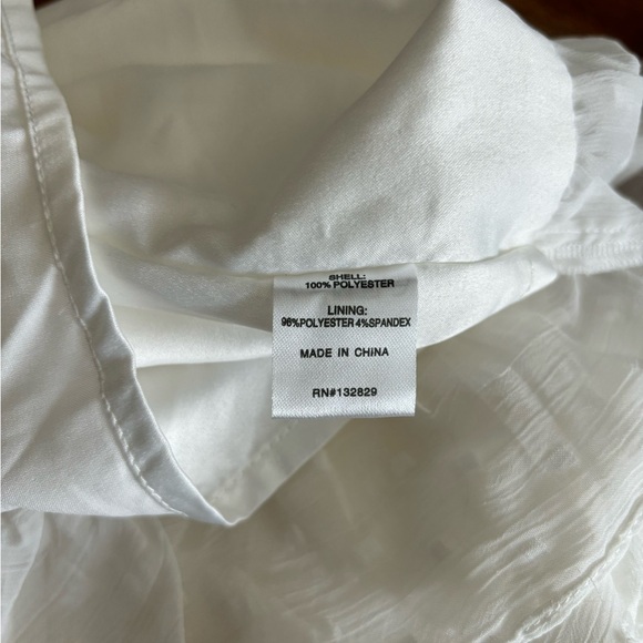 Superdown Mini Ruffled Wrap Skirt- white - Picture 4 of 5